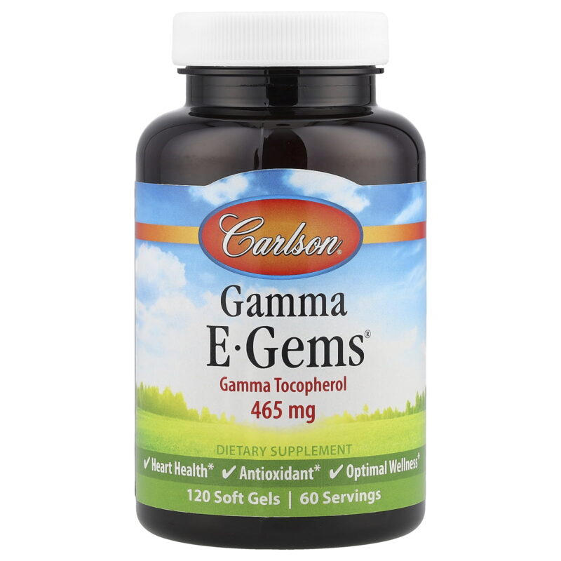 Carlson Laboratories Gamma E-Gems 60 Soft Gels