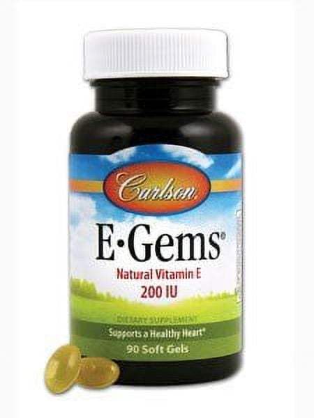 Carlson Laboratories E-Gems 200IU 250 Soft Gels