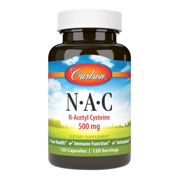 Carlson Laboratories NAC N-Acetyl Cysteine 500mg
