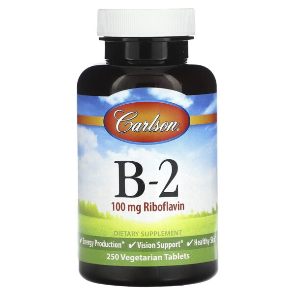 Carlson Laboratories Vitamin B-2 100 Tablets