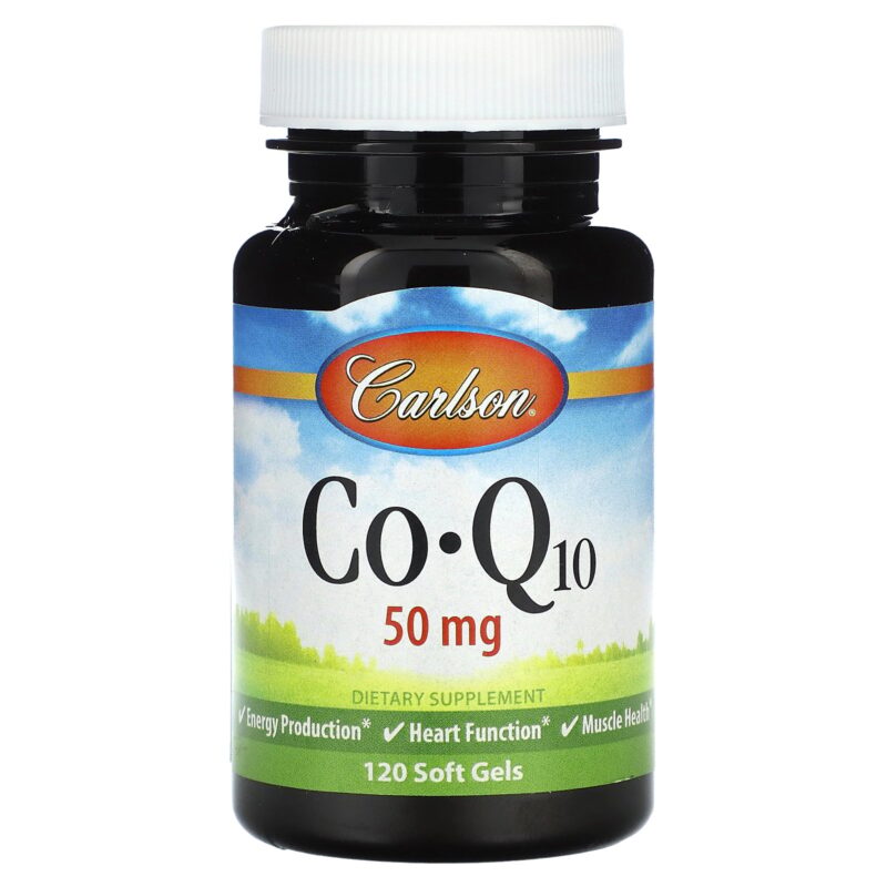 Carlson Laboratories Co-Q-10 50mg 60 Soft Gels