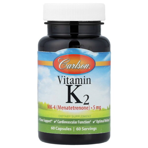 Carlson Laboratories Vitamin K2 MK-4 180 Capsules