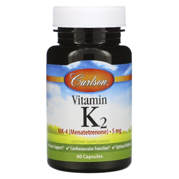 Carlson Laboratories Vitamin K2 MK-7 90 mcg 120 SG