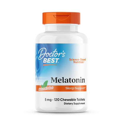 Doctor's Best Melatonin 5mg, Chewable Tablets