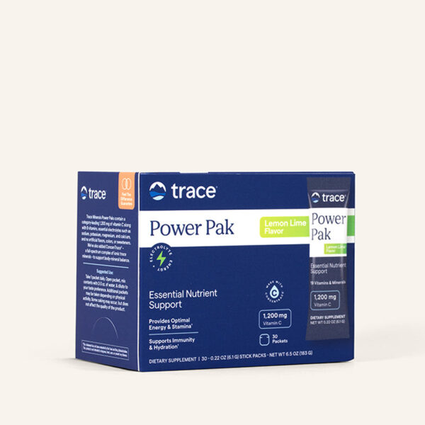 Trace Minerals Power Pak Canister NEW POWDER Lemon Lime