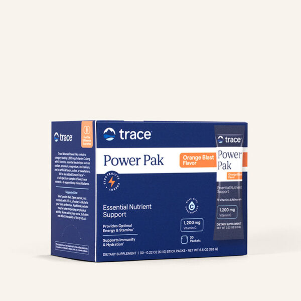 Trace Minerals Power Pak Canister NEW POWDER Orange Blast