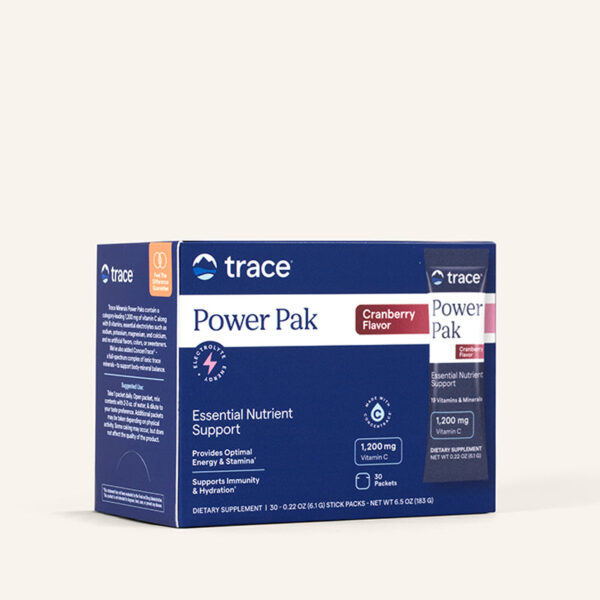Trace Minerals Power Pak New & Improved POWDER Cranberry