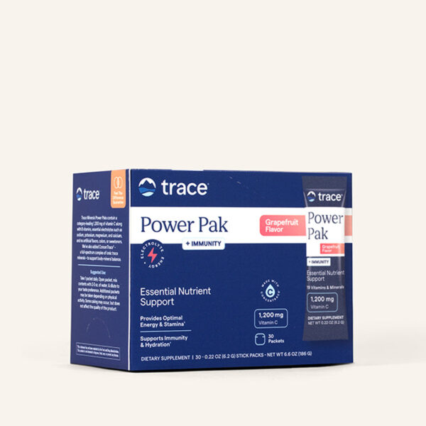 Trace Minerals Power Pak + Immunity POWDER Grapefruit