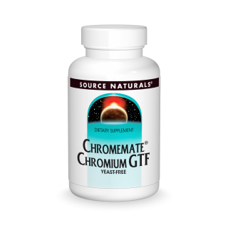 Source Naturals ChromeMate® Chromium GTF 200 mcg, Yeast Free