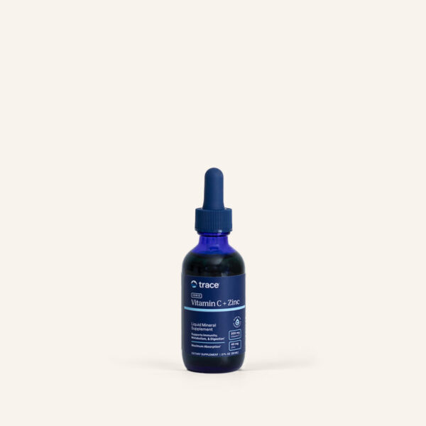 Trace Minerals Ionic Vitamin C + Zinc LIQUID Unflavored