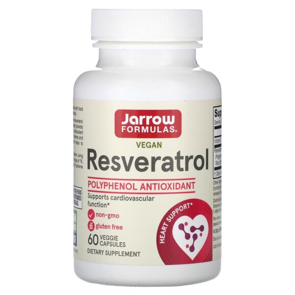 Jarrow Formulas Resveratrol 100mg 60 VCAPS