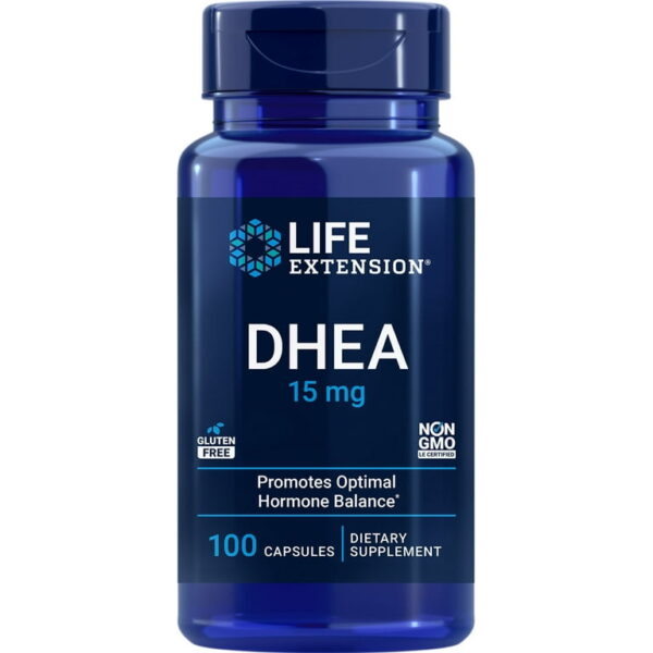 Life Extension DHEA 15 mg, 100 capsules