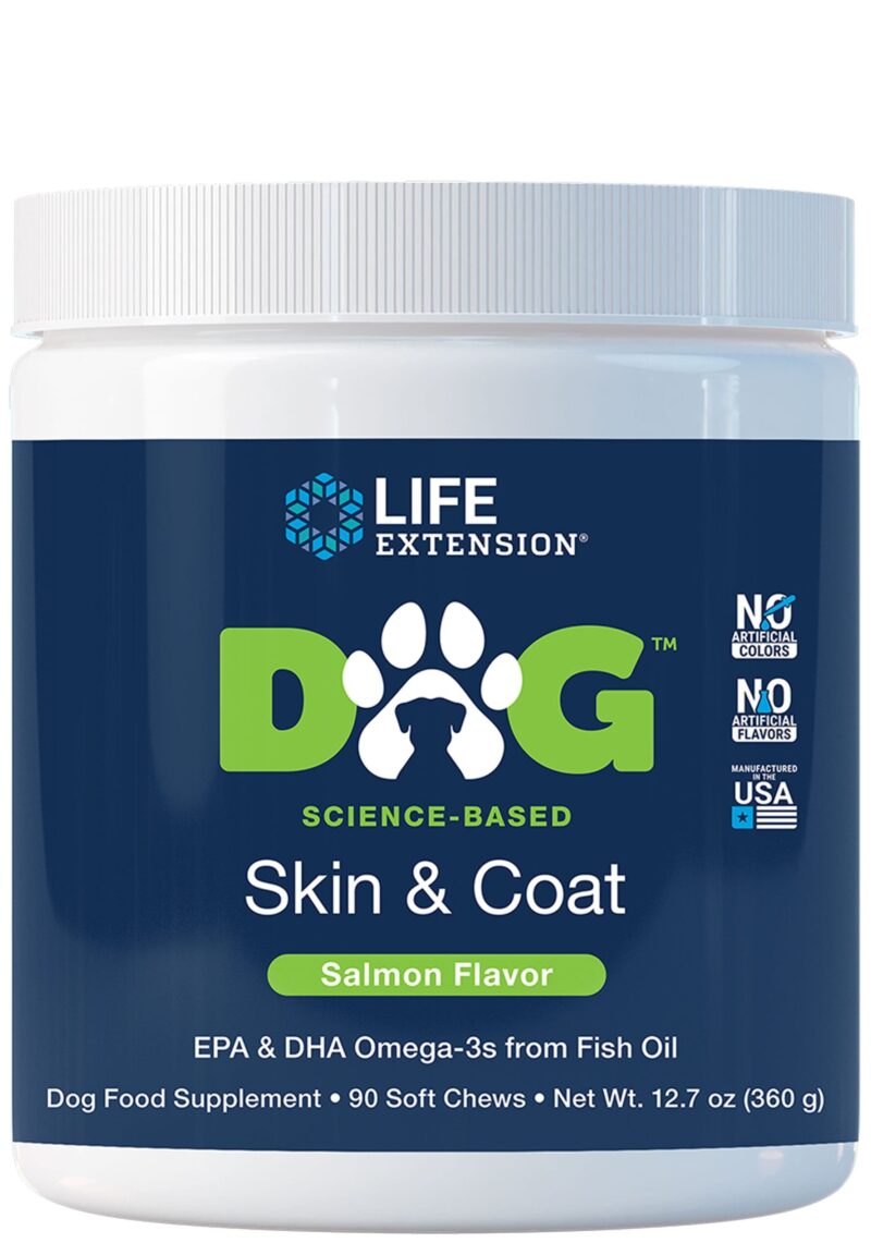 Life Extension DOG Skin & Coat 90 SOFT CHEWS