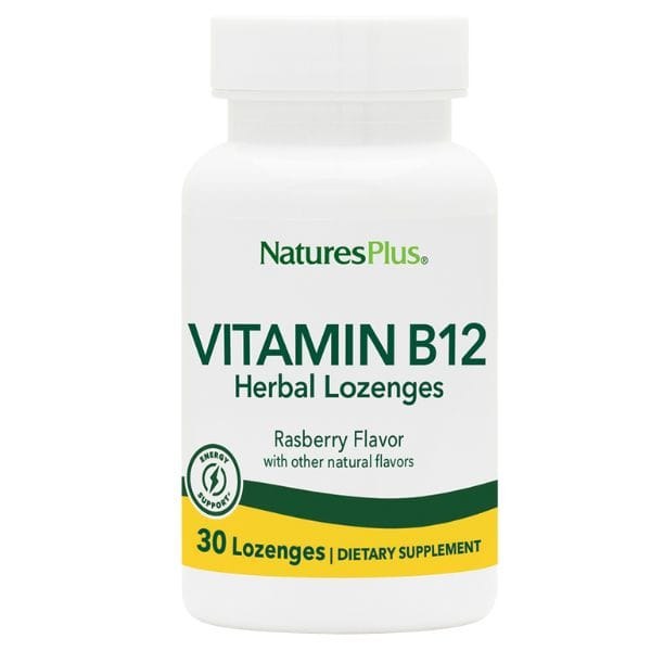 Natures Plus VIT B-12 1,000 MCG HERBAL LOZENGE 30