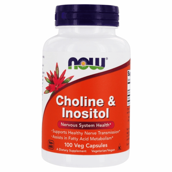 NOW Foods CHOLINE & INOSITOL 250/250mg 100 VCAPS