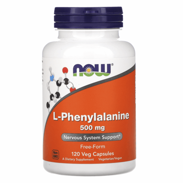 NOW Foods PHENYLALANINE 500mg 120 VCAPS