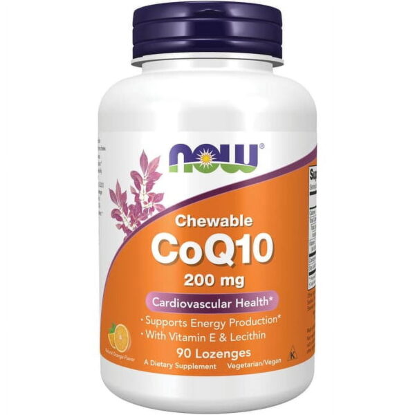 NOW Foods CoQ10 200mg & VIT E 90 LOZ