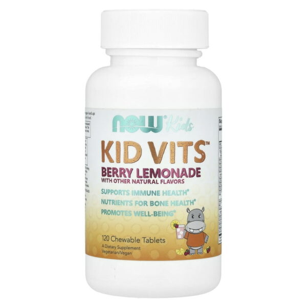 NOW Foods KID VITS(TM) - BERRY LEMONADE 120 TABS