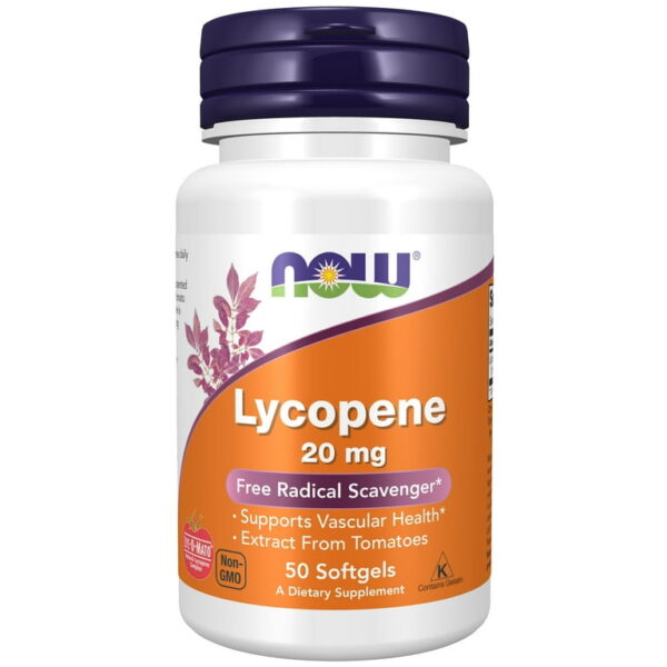NOW Foods LYCOPENE 20 MG 50 SGELS