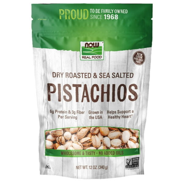 NOW Foods PISTACHIOS SALT 12 OZ