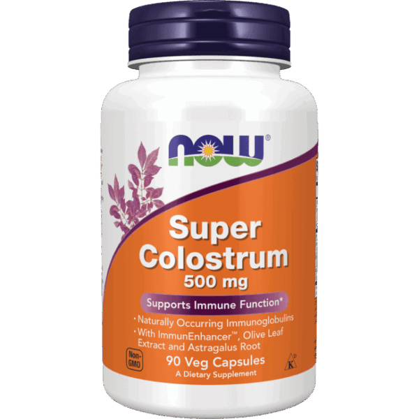 NOW Foods SUPER COLOSTRUM 500MG 90 VCAPS