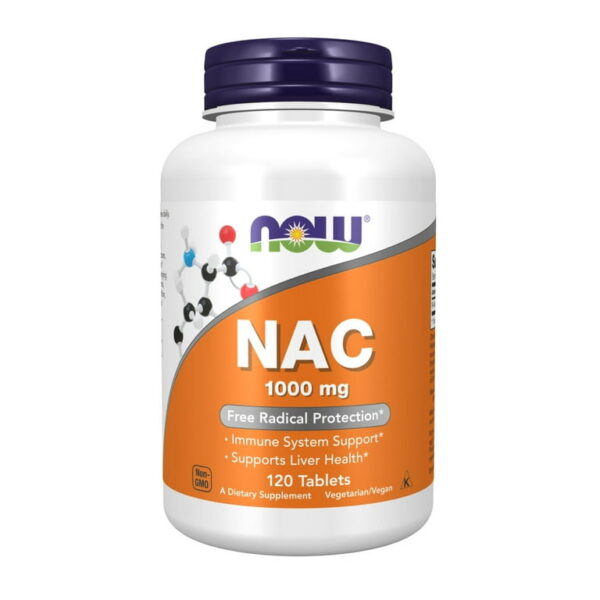 NOW Foods N-ACETYL-CYSTEINE 1000 MG 120 TABS
