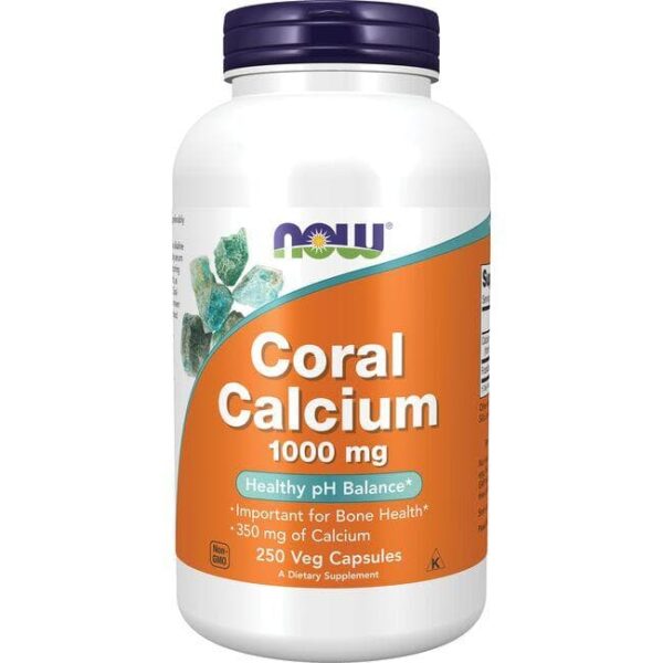 NOW Foods CORAL CALCIUM 1000MG 250 VCAPS