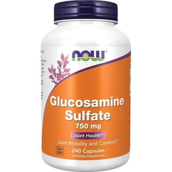 NOW Foods GLUCOSAMINE SULFATE 750mg 240 VCAPS