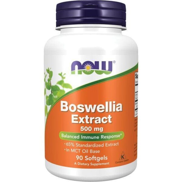 NOW Foods BOSWELLIA EXTRACT 500MG 90 SGELS