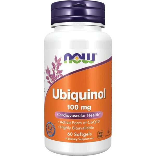 NOW Foods UBIQUINOL 100MG 60 SGELS