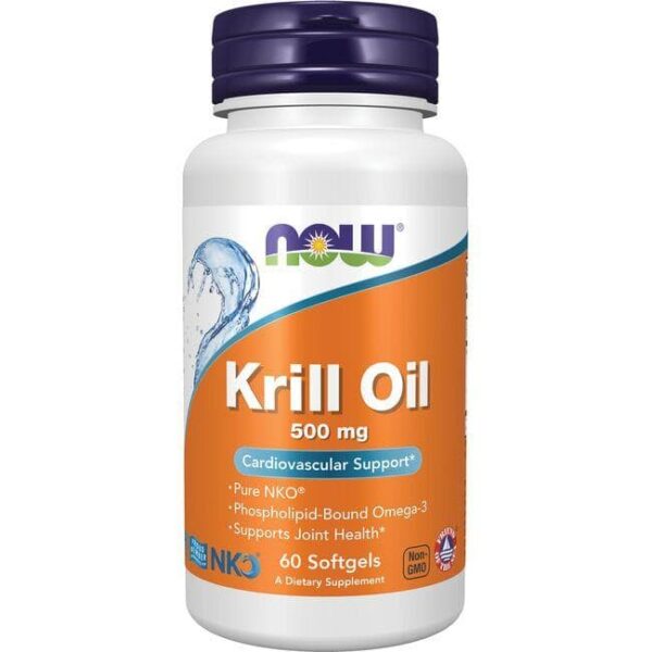 NOW Foods KRILL OIL 500 MG 60 SGELS