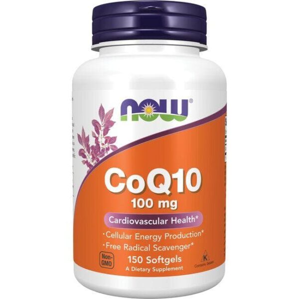 NOW Foods CoQ10 100mg 150 SGELS