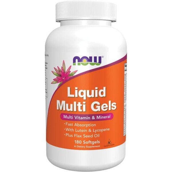 NOW Foods LIQUID MULTI SOFTGELS 180 SGELS