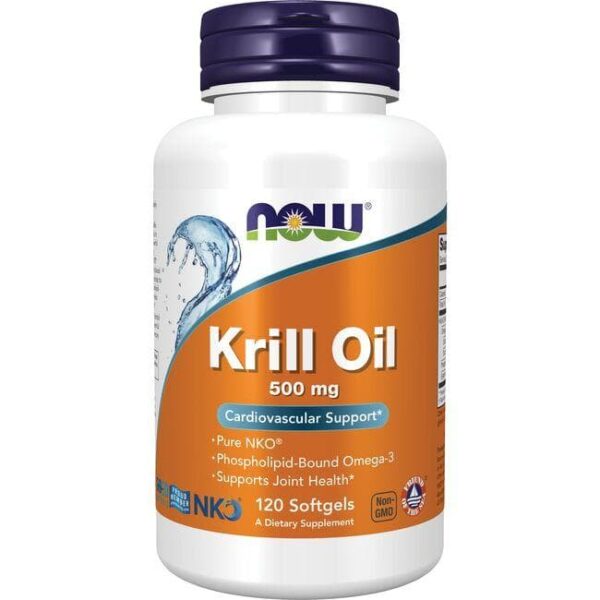 NOW Foods KRILL OIL 500 MG 120 SGELS