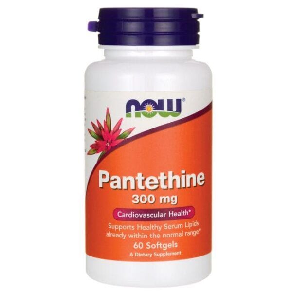 NOW Foods PANTETHINE 300MG 60 SGELS