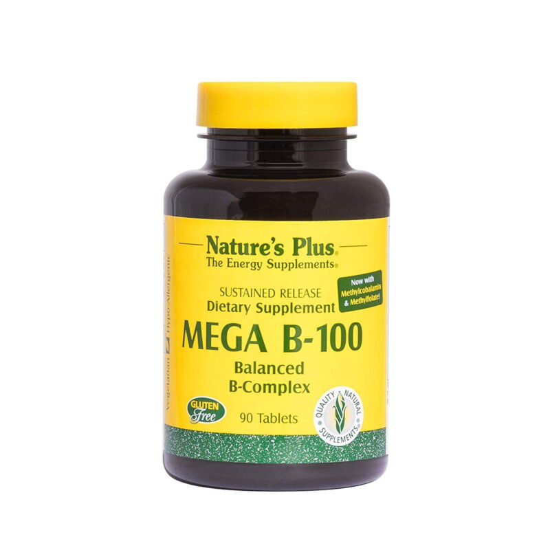Natures Plus MEGA B-100 COMPLEX S/R TAB 90