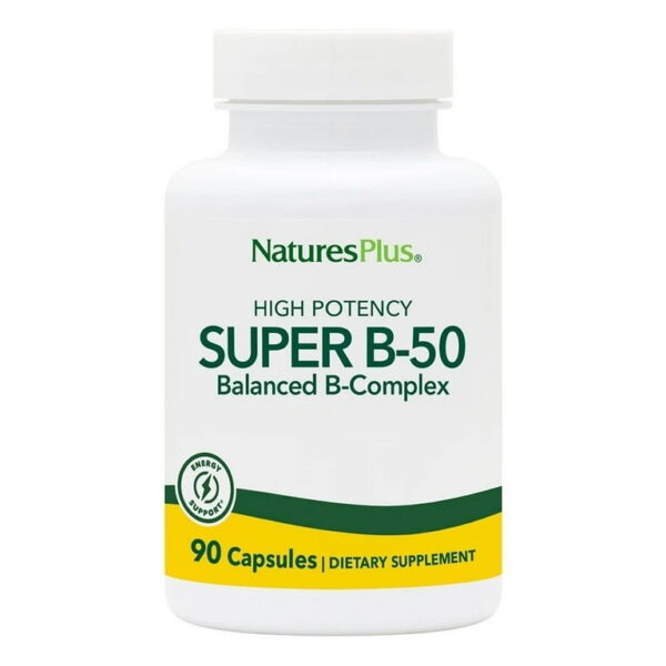 Natures Plus ^SUPER B-50 COMPLEX VCAP 180