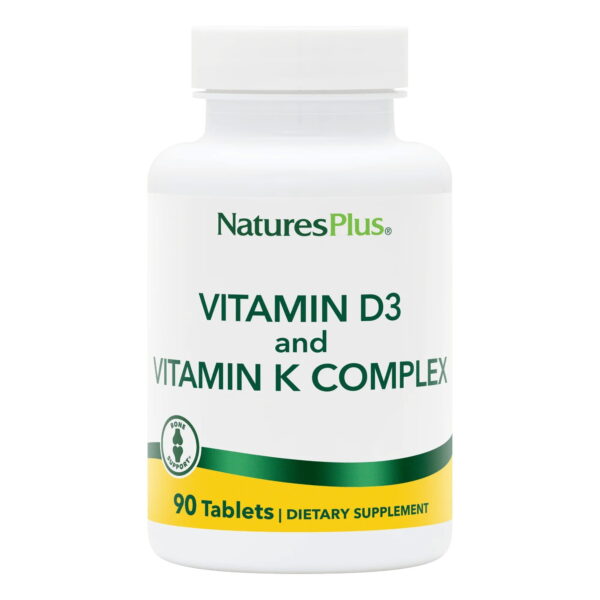 Natures Plus VIT D (5000 IU) WITH K (240 MCG) CHEW 60