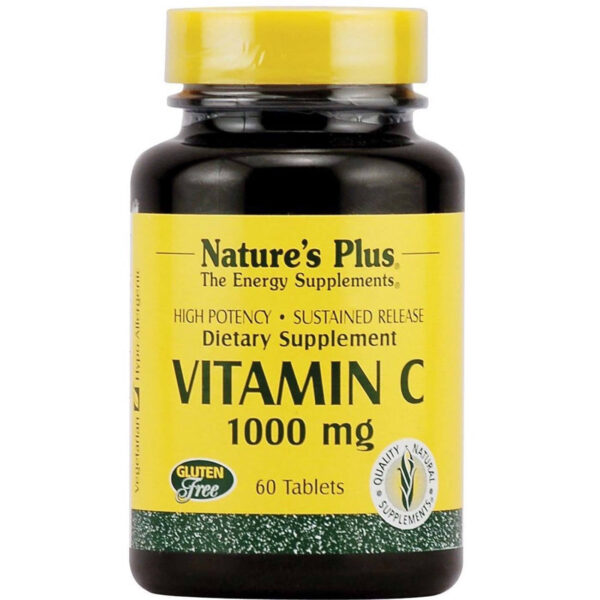 Natures Plus VITAMIN C 1,000 MG S/R TAB 60