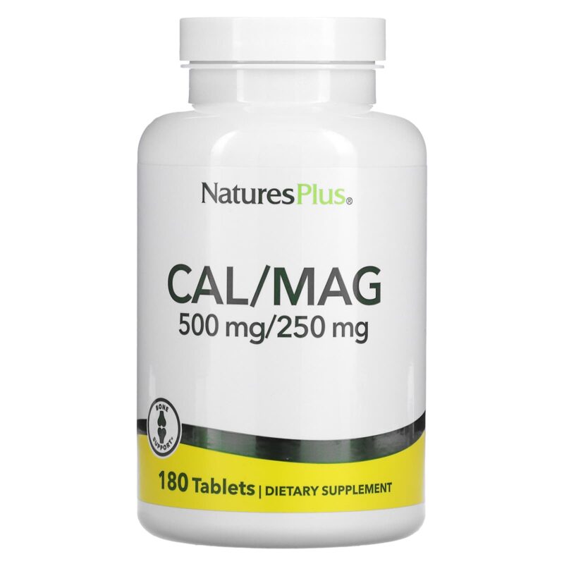 Natures Plus CAL/MAG 500 MG/250 MG TAB 180
