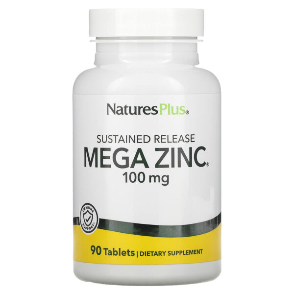 Natures Plus MEGA ZINC 100 MG S/R TAB 90