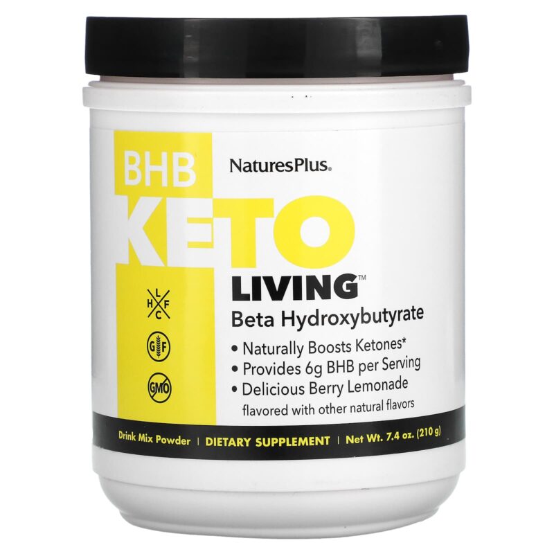 Natures Plus KETOLIVING BHB DRINK MIX 7.41 OZ