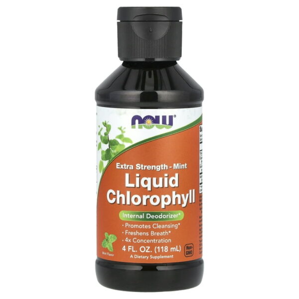 NOW Foods EXTRA STRENGTH LIQ CHLOROPHYLL (MINT) 4 FL. OZ.