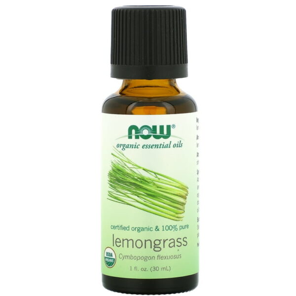 NOW Foods ORGANIC LEMONGRASS OIL 1 OZ