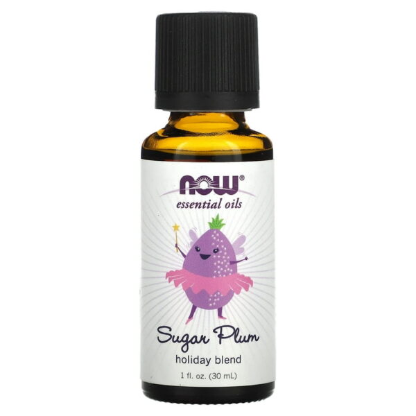 NOW Foods SUGAR PLUM ESSENTIAL OIL BLEND 1 OZ