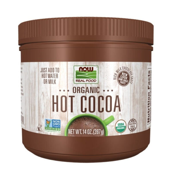 NOW Foods HOT COCOA ORGANIC MIX 14 OZ