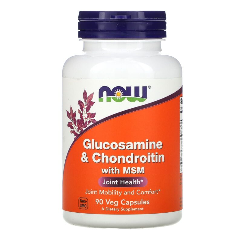 NOW Foods GLUCOS 500/CHOND 400/MSM 90 VCAPS