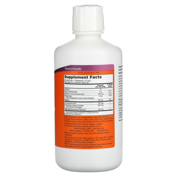 NOW Foods LIQ GLUCOS/CHONDROITIN 32 OZ