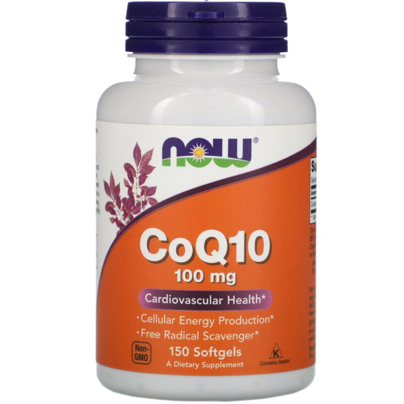 NOW Foods CoQ10 60mg 180 VCAPS