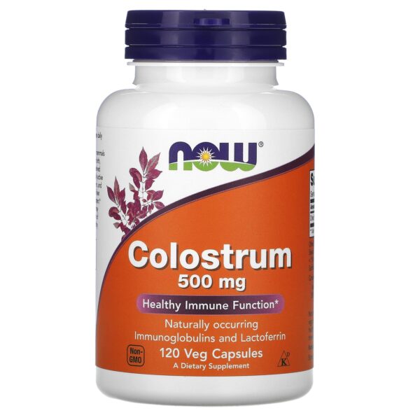 NOW Foods COLOSTRUM 500mg 120 VCAPS
